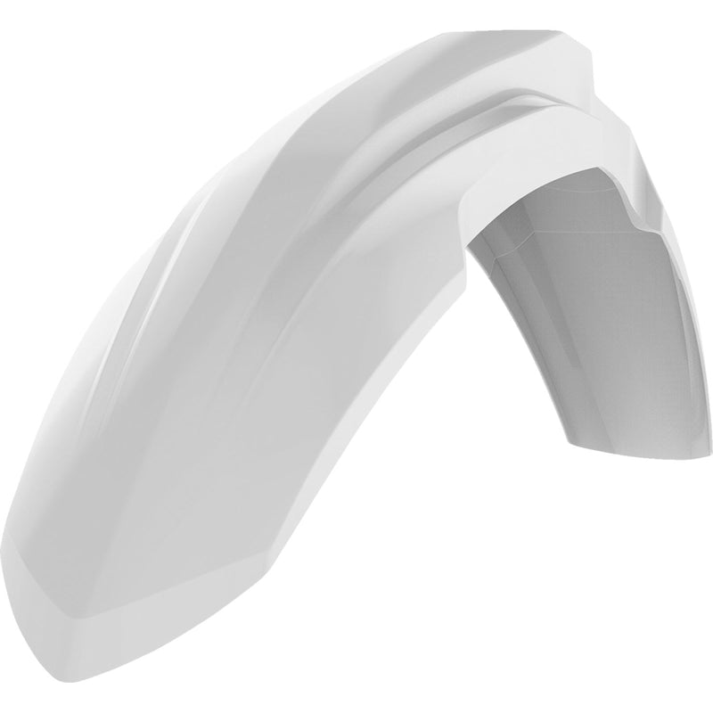 POLISPORT Fender - Front - Restyle - White - CR 125R/250R 8556300002 by Polisport
