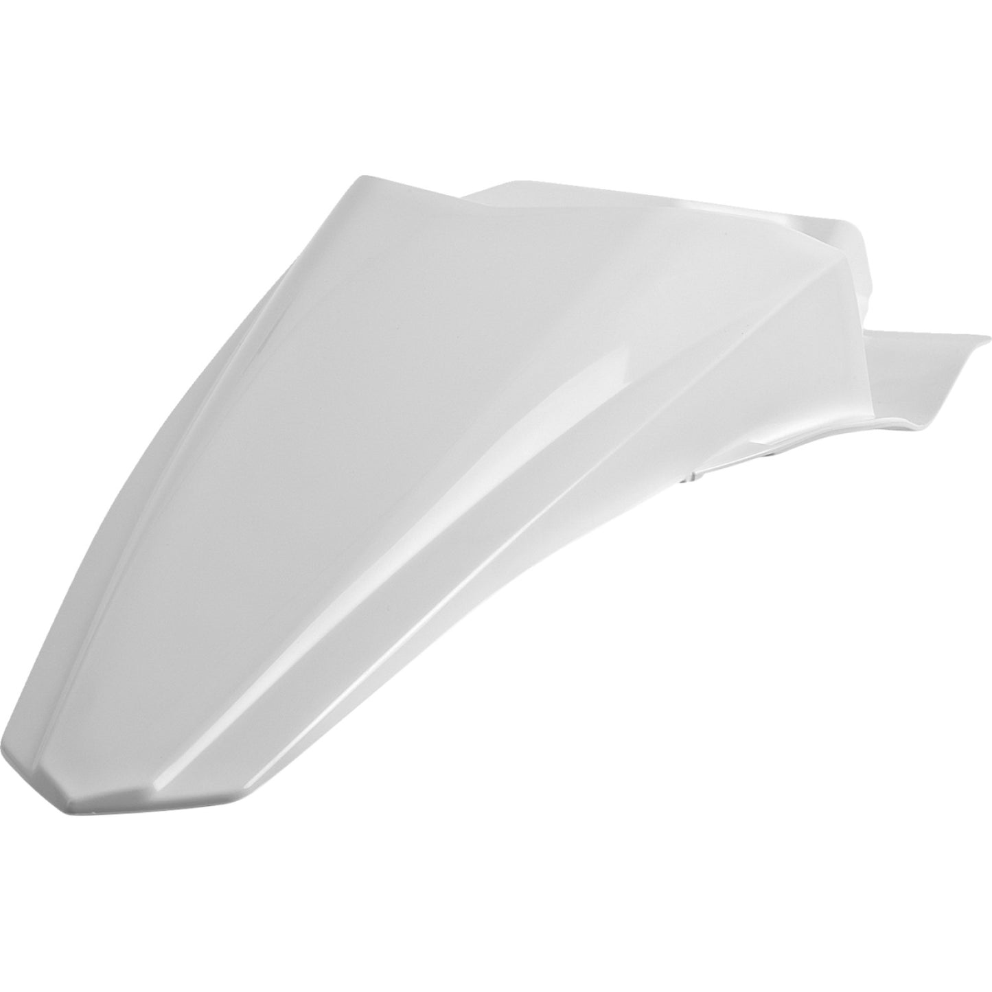 POLISPORT Fender - Rear - White - KX 85/100 8579700002 by Polisport