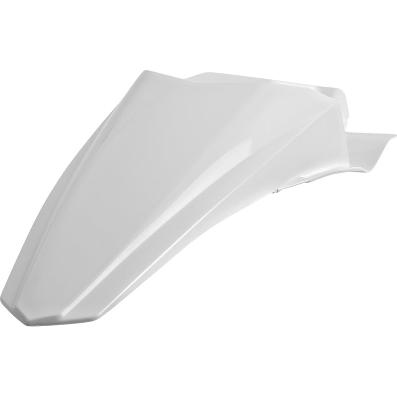POLISPORT Fender - Rear - White - KX 85/100 8579700002 by Polisport