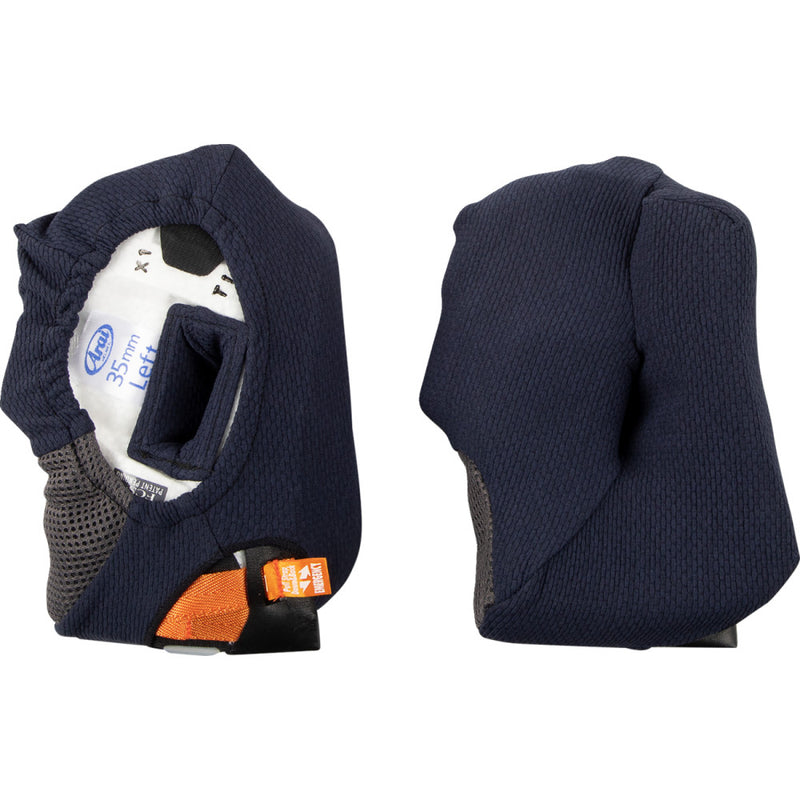 ARAI HELMETS Corsair-X/Quantum-X/Signet-X Cheek Pads - 35 mm 05-5702