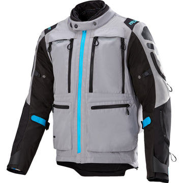 ALPINESTARS Ardent 3in1 Adventure Touring Jacket - Gray/Black/Blue - Small 3204423-9117-S