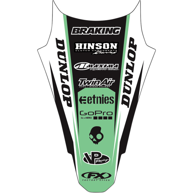 FACTORY EFFEX Rear Fender Graphic - KX 250F/450F 19-32132