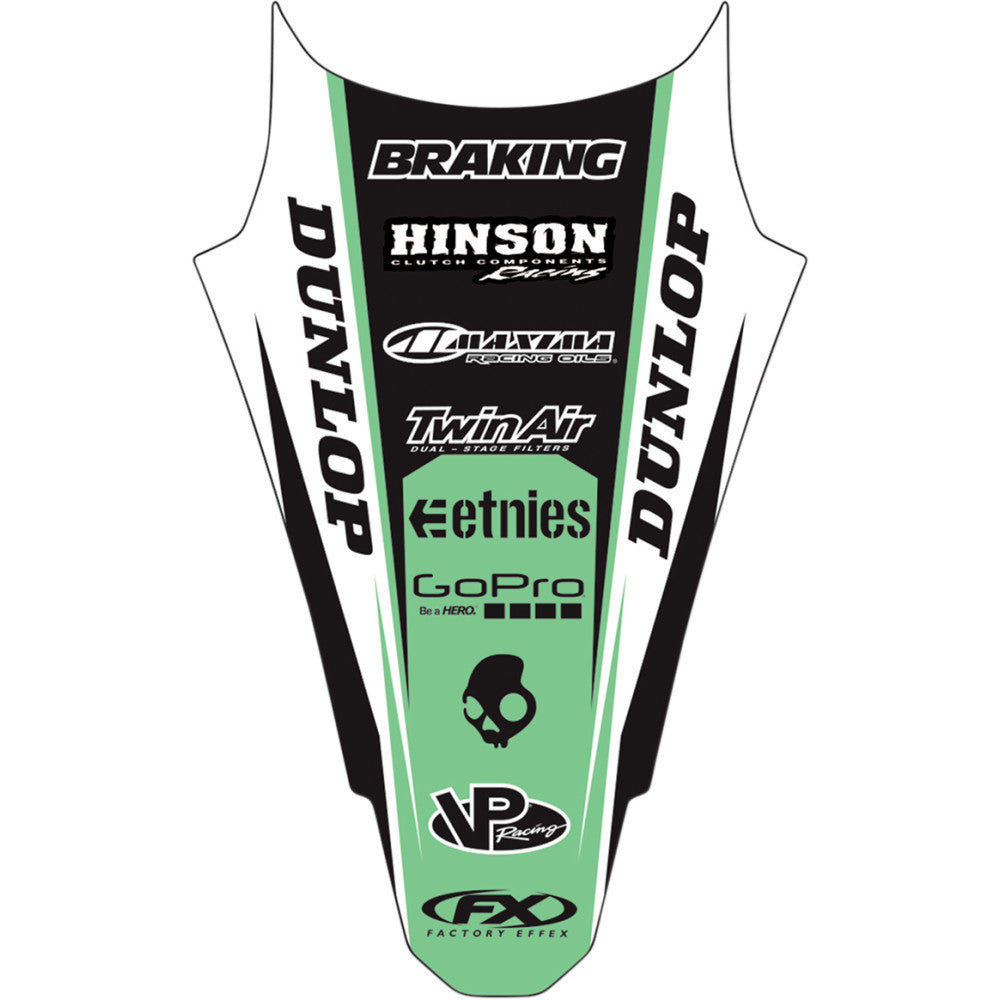 FACTORY EFFEX Rear Fender Graphic - KX 125/250 19-32120