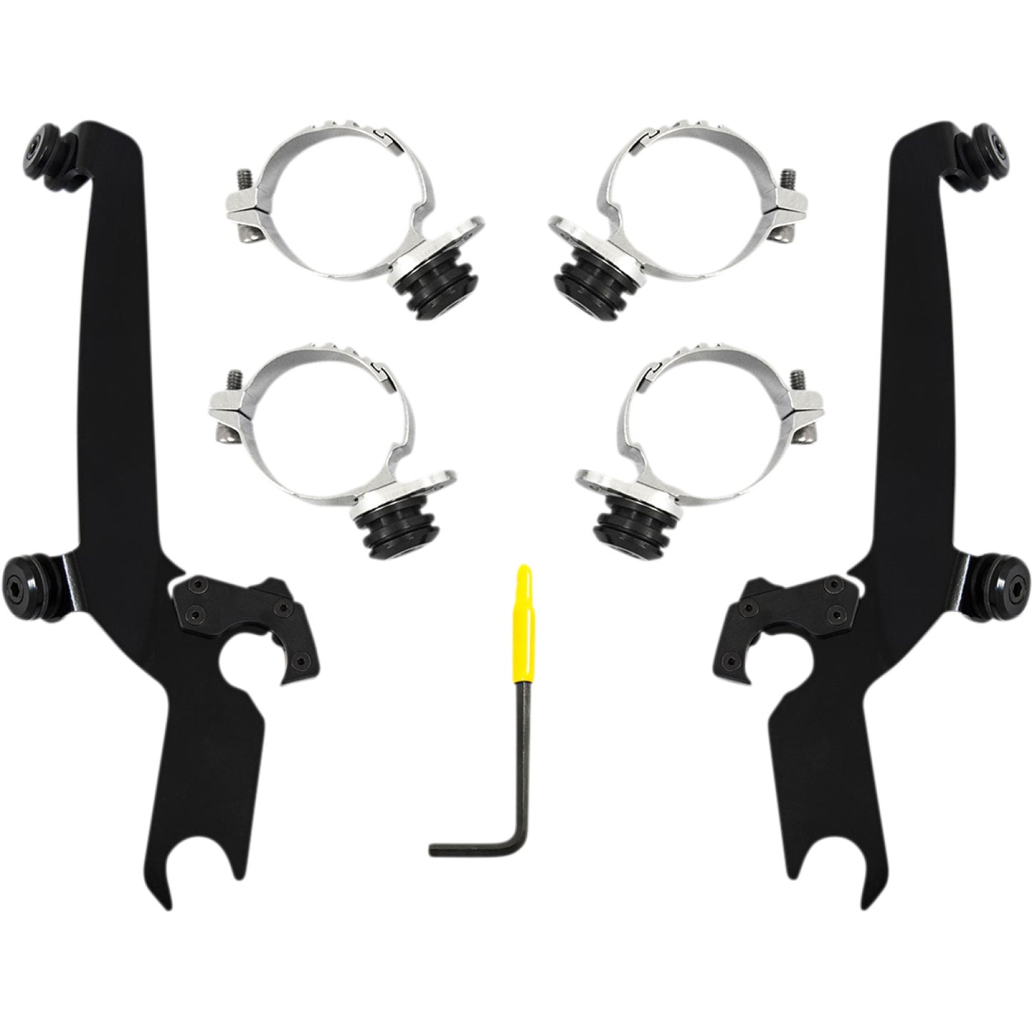 Memphis Shades Sportshield Trigger Lock Complete Mount Kit - Black - XL MEB2055