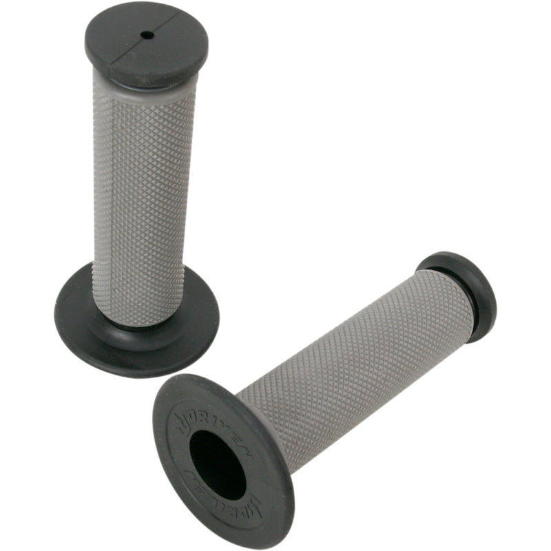 DRIVEN RACING Diamond MX Grips - Closed Ends - Gray D637GY