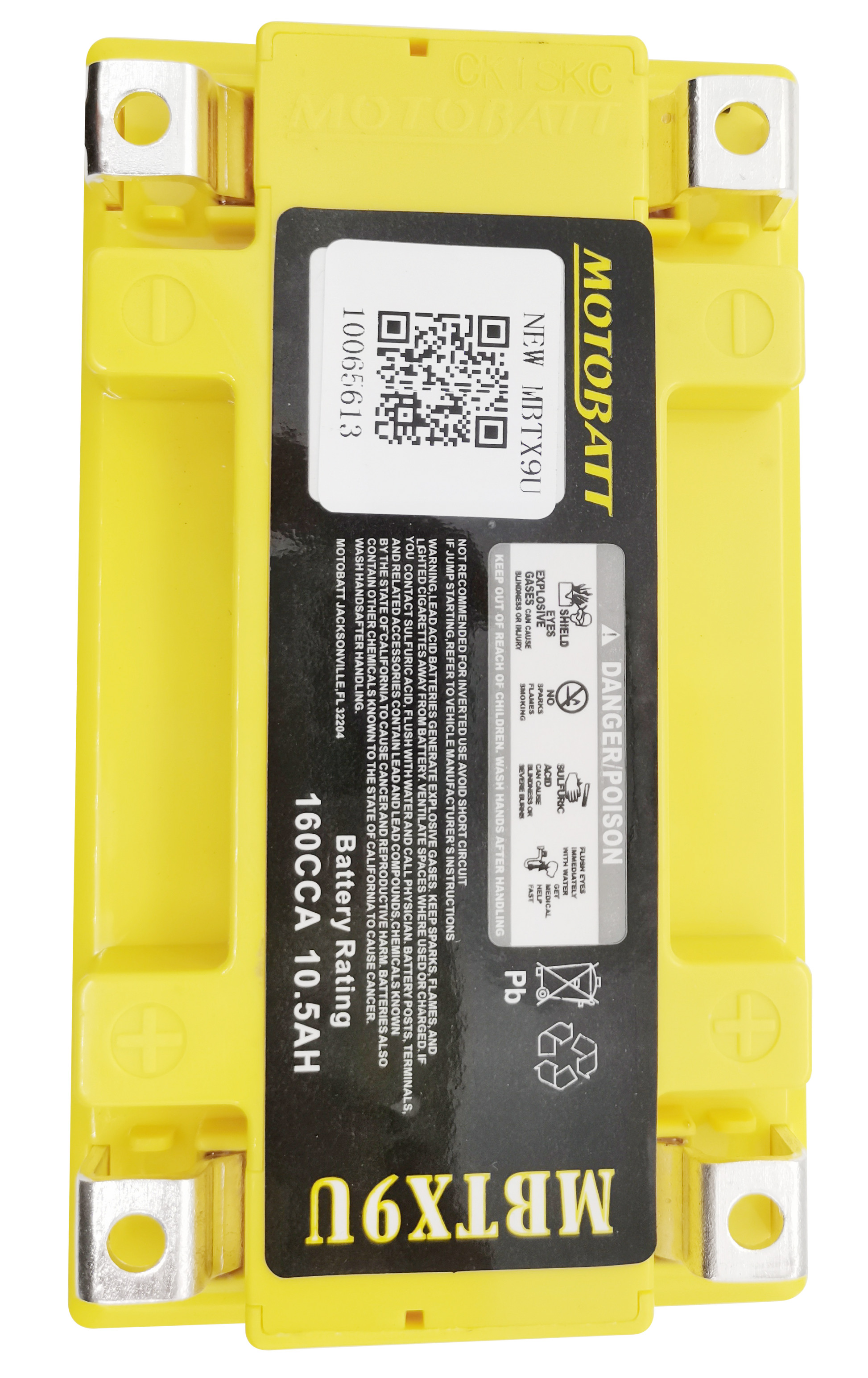 Battery Mbtx9u Sealed Factory Activated