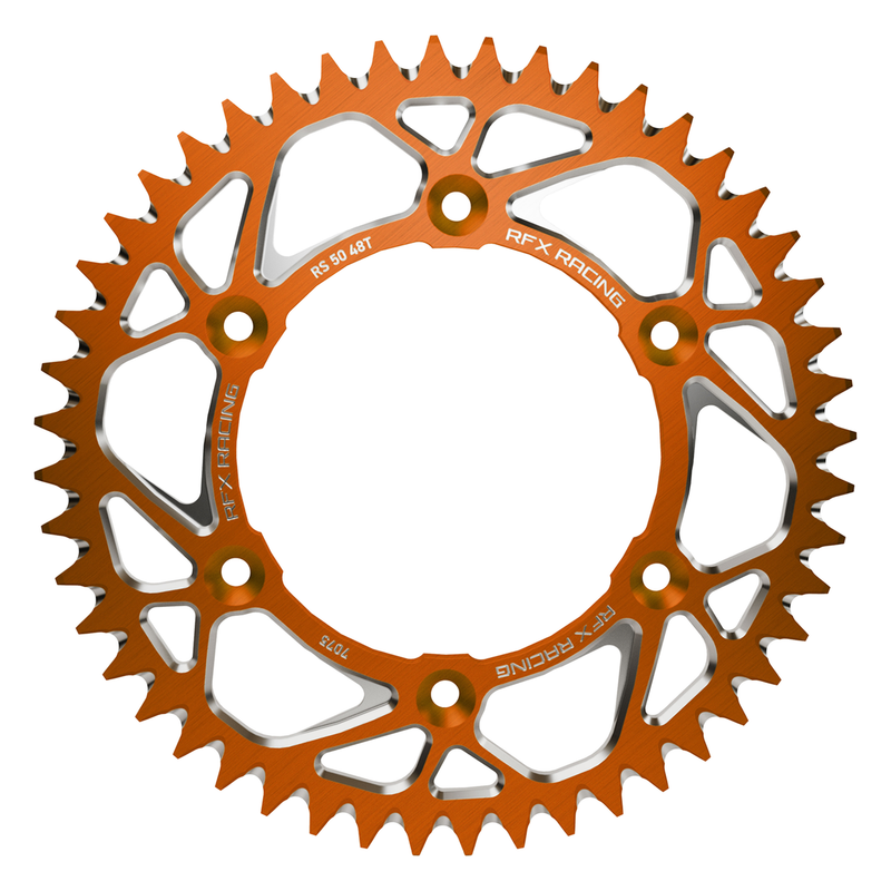 Aluminum Rear Sprocket 46t Orange Ktm/Husq/Gas