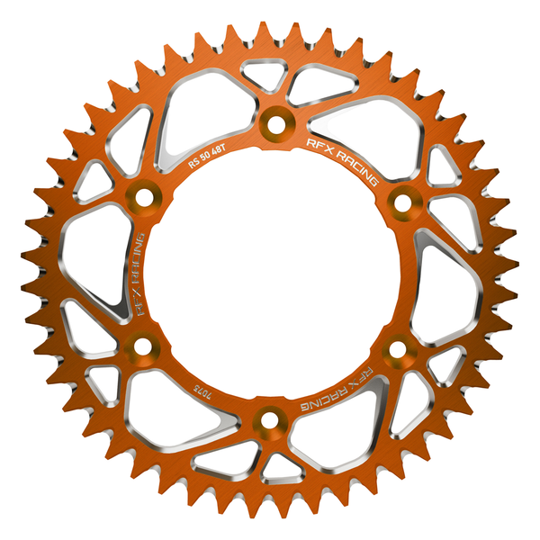 RFX Aluminum Rear Sprocket 47t Orange Ktm/Husq/Gas FXRS 50-47 99OR
