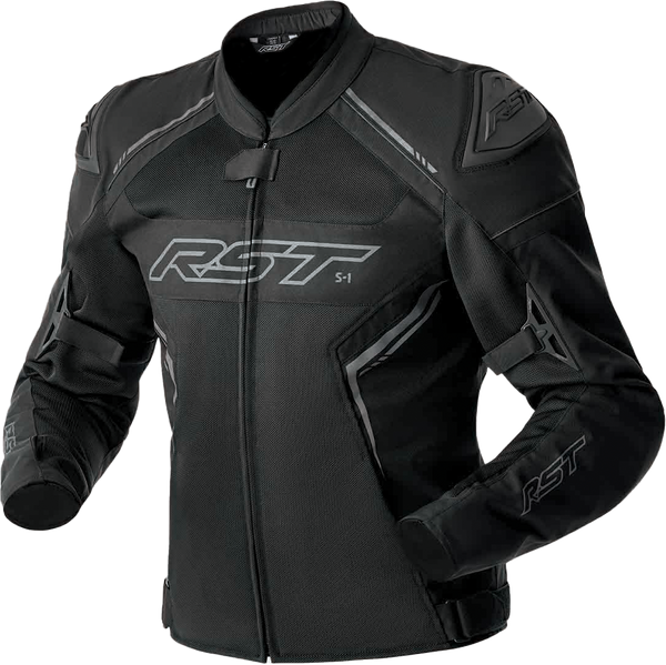 RST Women's S1 D3O Mesh CE Textile Jacket - Black - XL