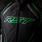 RST S1 CE Textile Jacket - Black/Grey/Neon Green - L