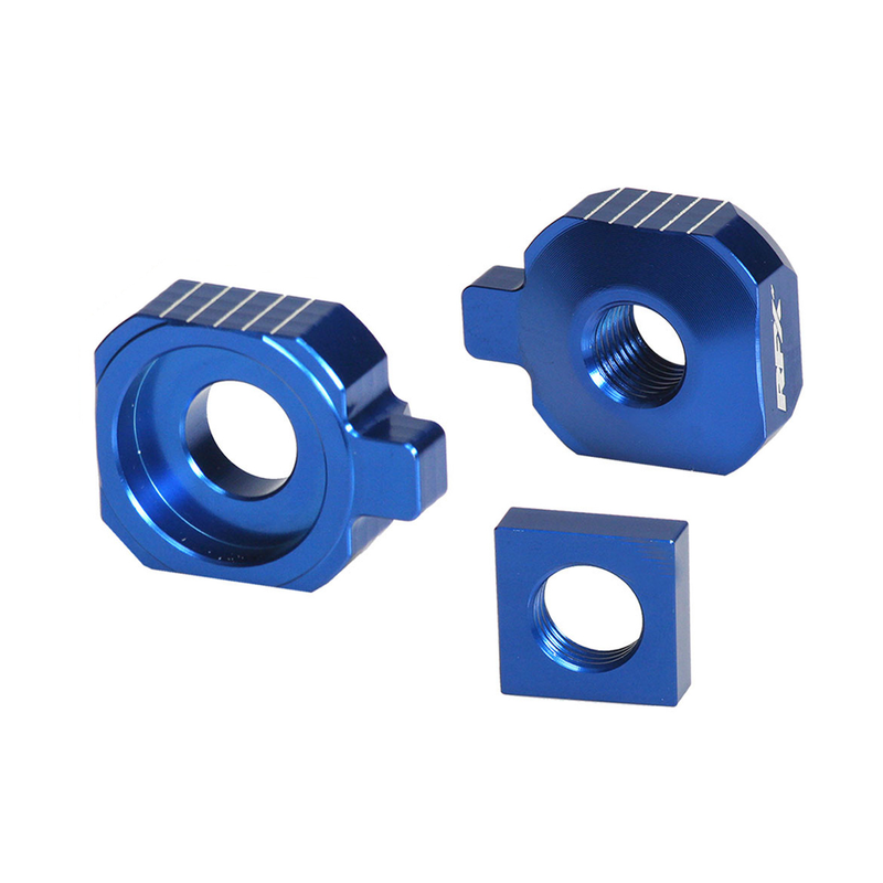 Rear Axle Blocks Blue Husq/Ktm/Gas