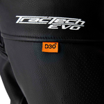RST Tractech Evo D3O CE Leather Jacket - Black/Fluro Red - M