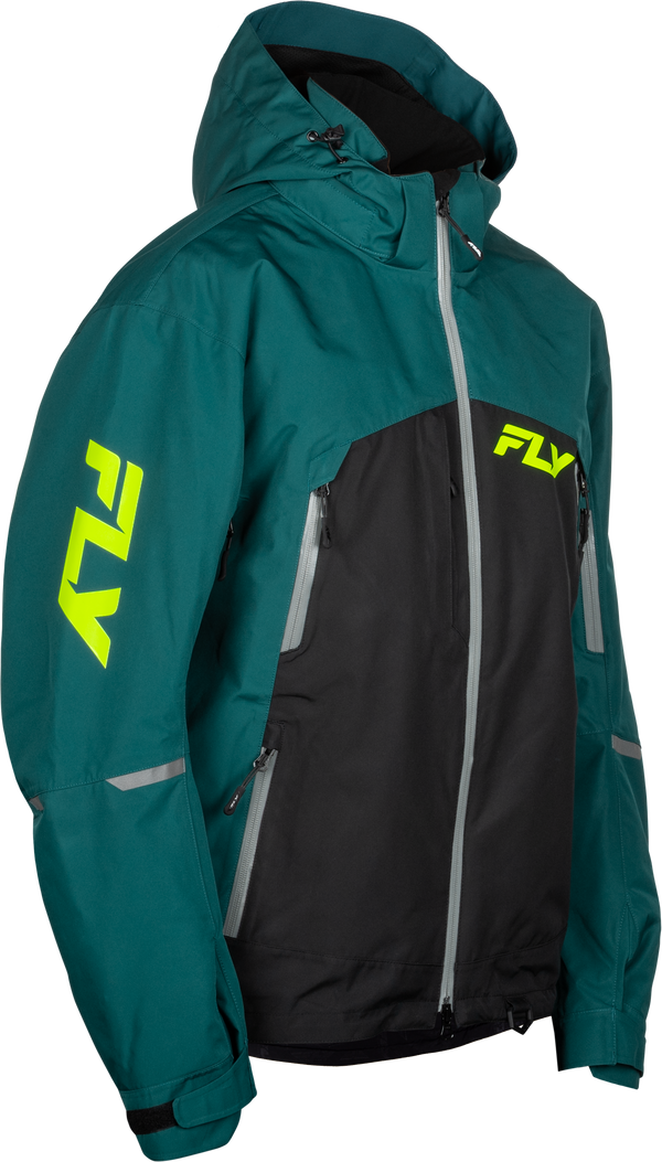 Incline Jacket Teal/Black Md