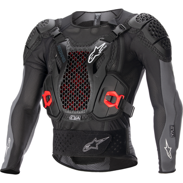 Alpinestars Bionic Plus V2 Protection Jacket Black/Anth/Red - 2X by WPS