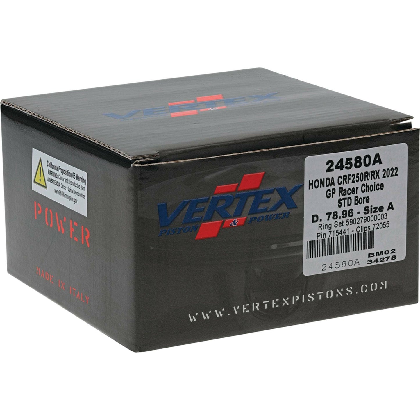 Piston Kit Gp Rc Forged 78.96/Std 14.1:1 Hon