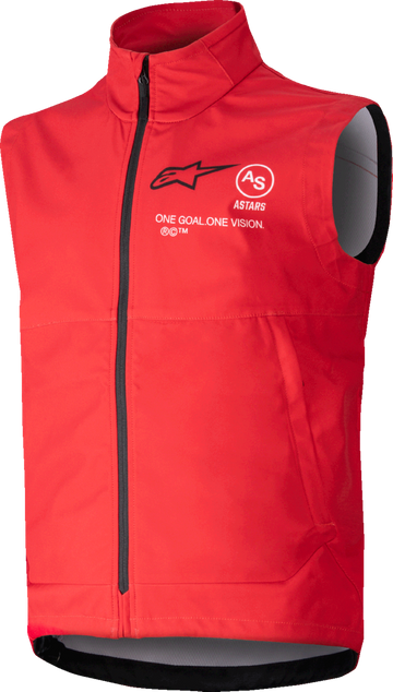 ALPINESTARS Techstar Softshell Vest - Red - Small 3700325-3010-S