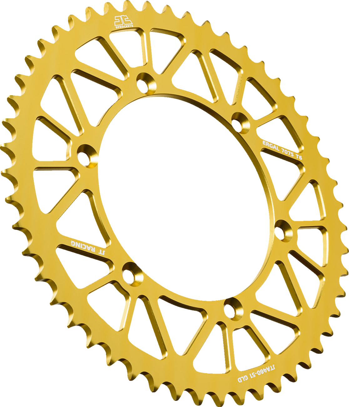 JT SPROCKETS Rear Sprocket - Aluminum - 51 Tooth - Gold - KX 250/X JTA460.51GLD by JT Rear Sprockets   Aluminum/Alloy