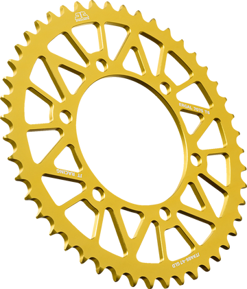 JT SPROCKETS Rear Sprocket - Aluminum - 47 Tooth - Gold - YZF-R1/LE JTA486.47GLD by JT Rear Sprockets   Aluminum/Alloy