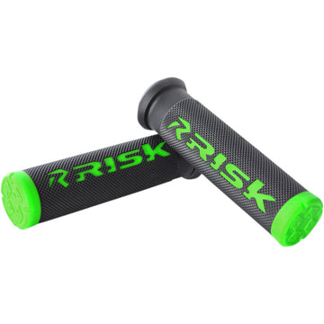 RISK RACING Grips - Fusion 2.0 - ATV - Green 00291