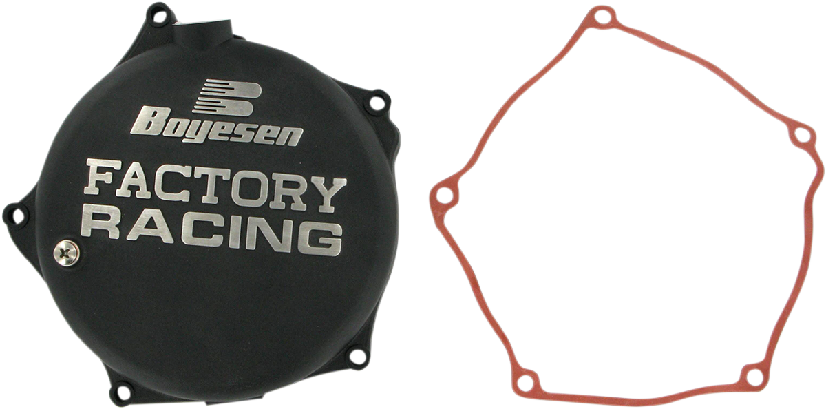 BOYESEN Clutch Cover - Black - Kawasaki/Suzuki CC-17B