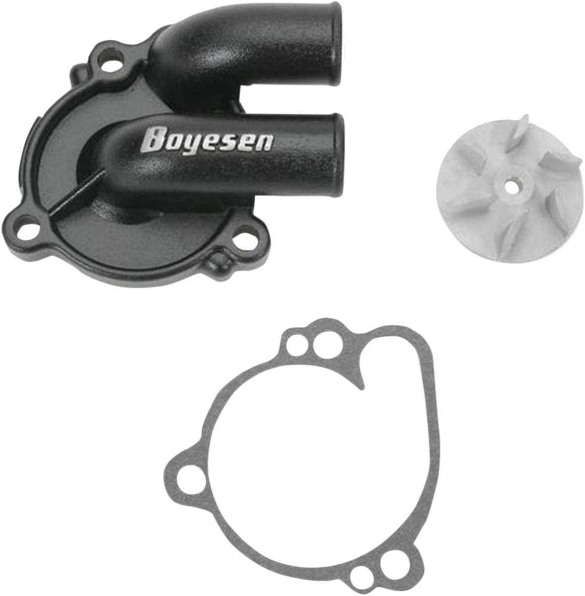 BOYESEN Impeller/Waterpump Cover - Black - Kawasaki/Suzuki WPK-10B