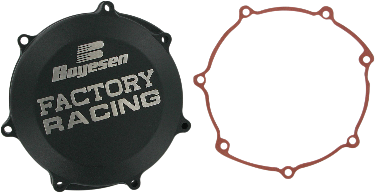 BOYESEN Clutch Cover - Black - Yamaha CC-38AB