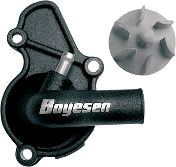 BOYESEN Impeller/Waterpump Cover - Black - Suzuki WPK-26B