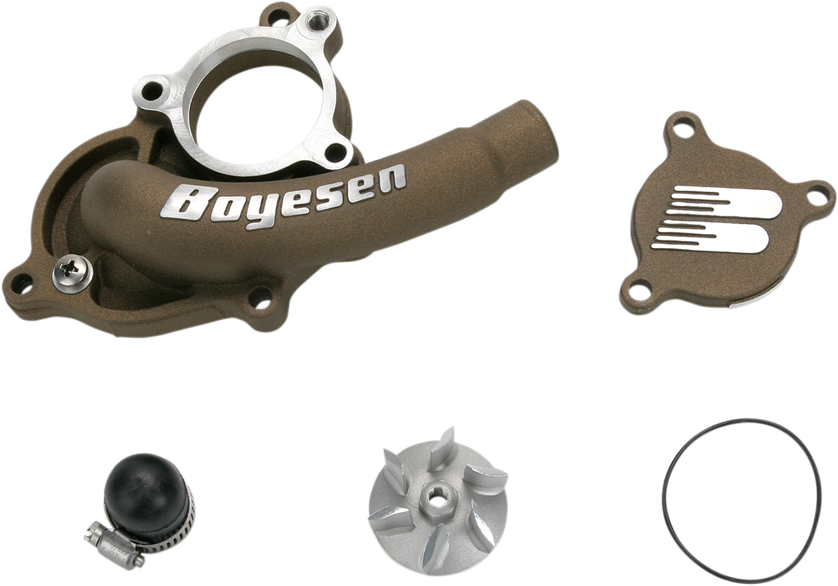 BOYESEN Supercooler Waterpump Cover - Magnesium - Suzuki WPK-27M