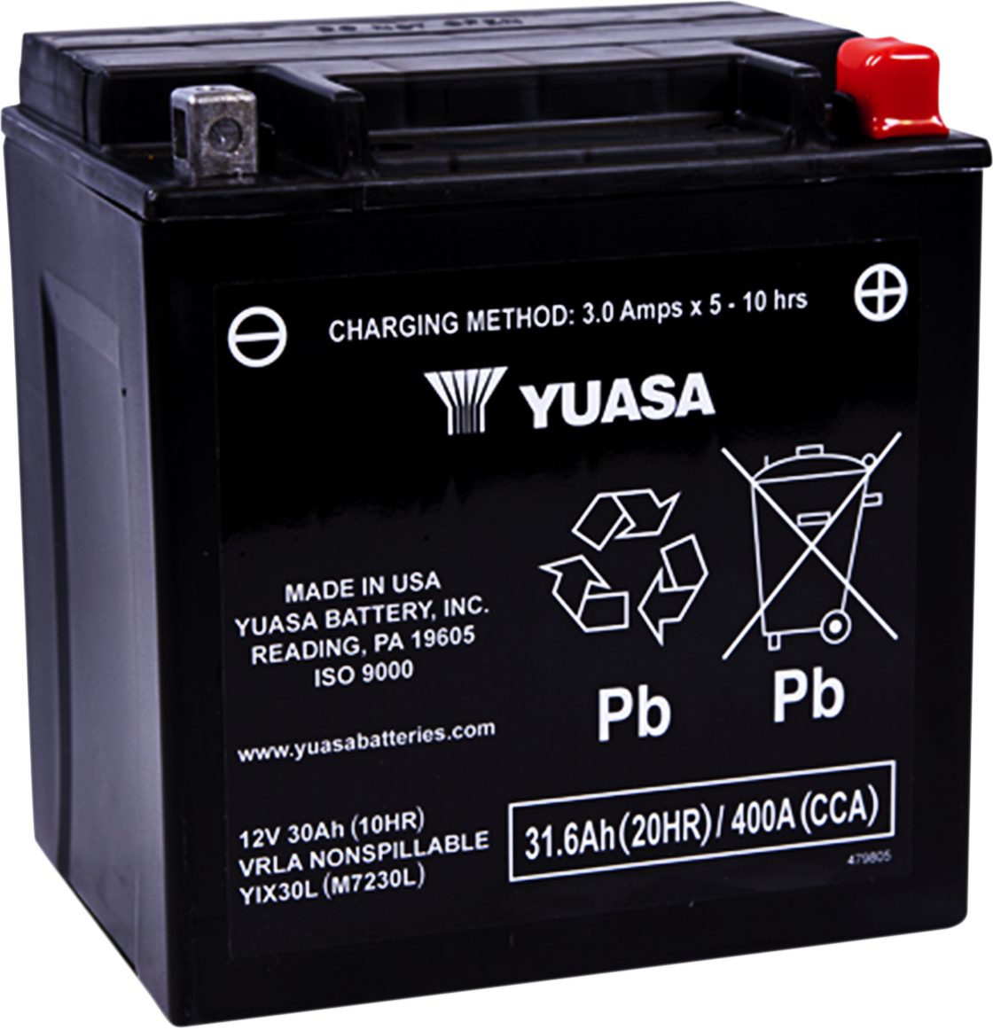 Yuasa AGM Battery - YIX30L YUAM7230L