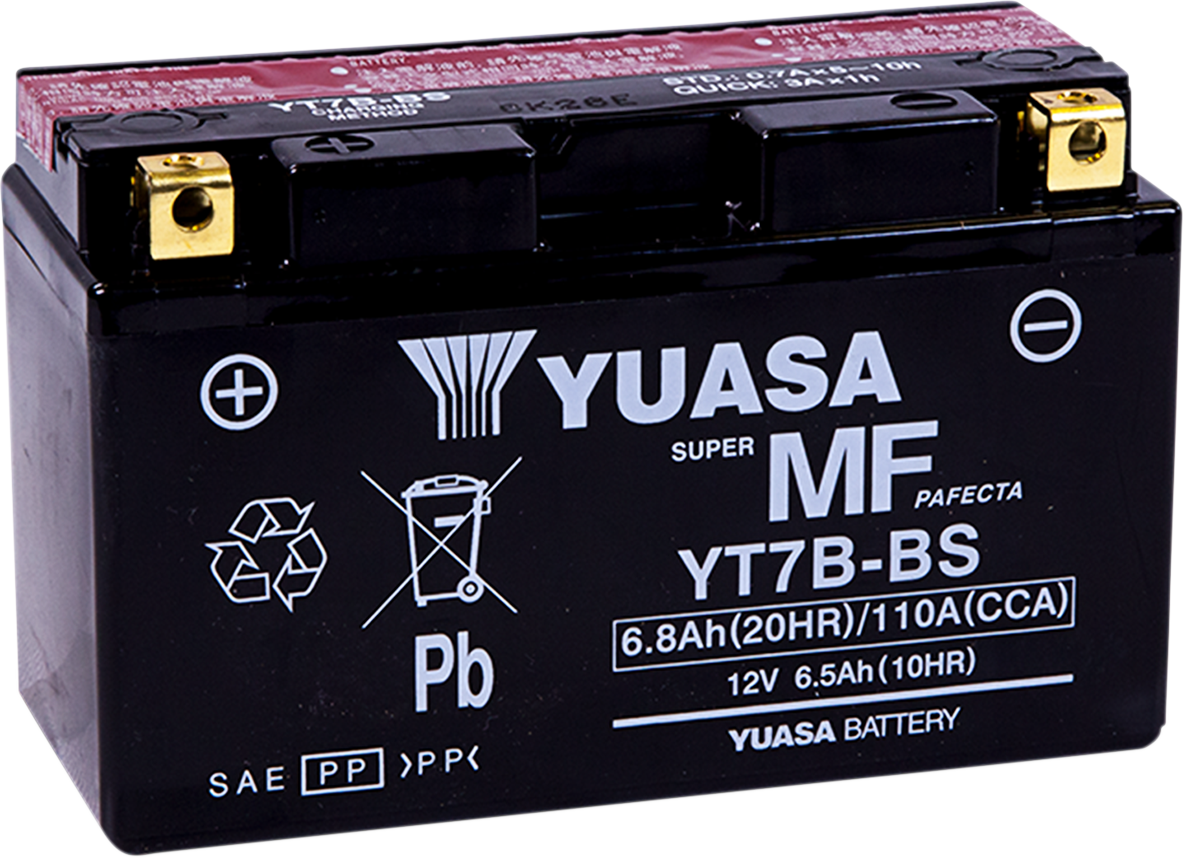 Yuasa AGM Battery - YT7B-BS - .30 L YUAM62T7B