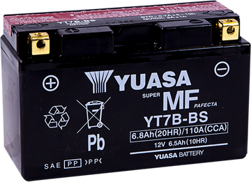 Yuasa AGM Battery - YT7B-BS - .30 L YUAM62T7B