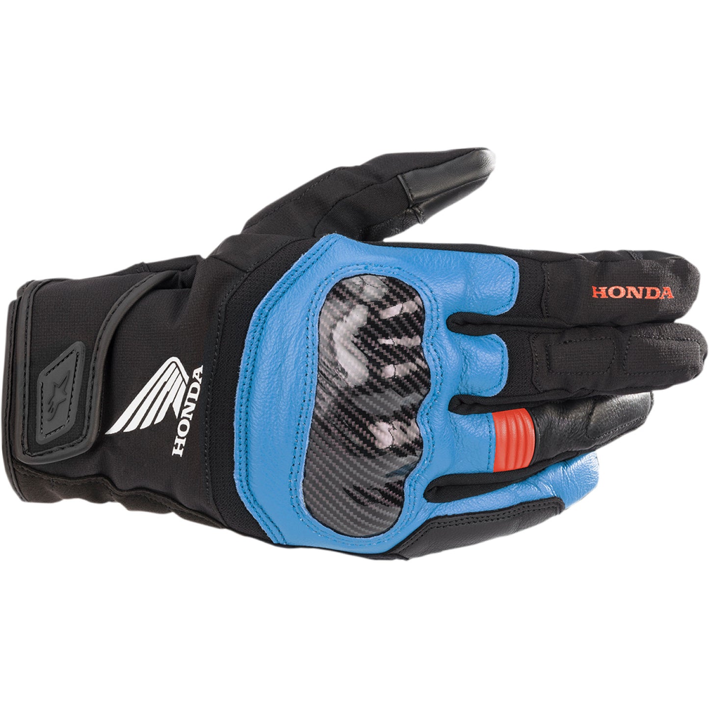 ALPINESTARS Honda SMX Z Drystar? Gloves - Black/Blue/Bright Red - Large 3527321-1737-L