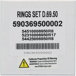 Piston Rings 69.46mm Hon For Vertex Pistons Only