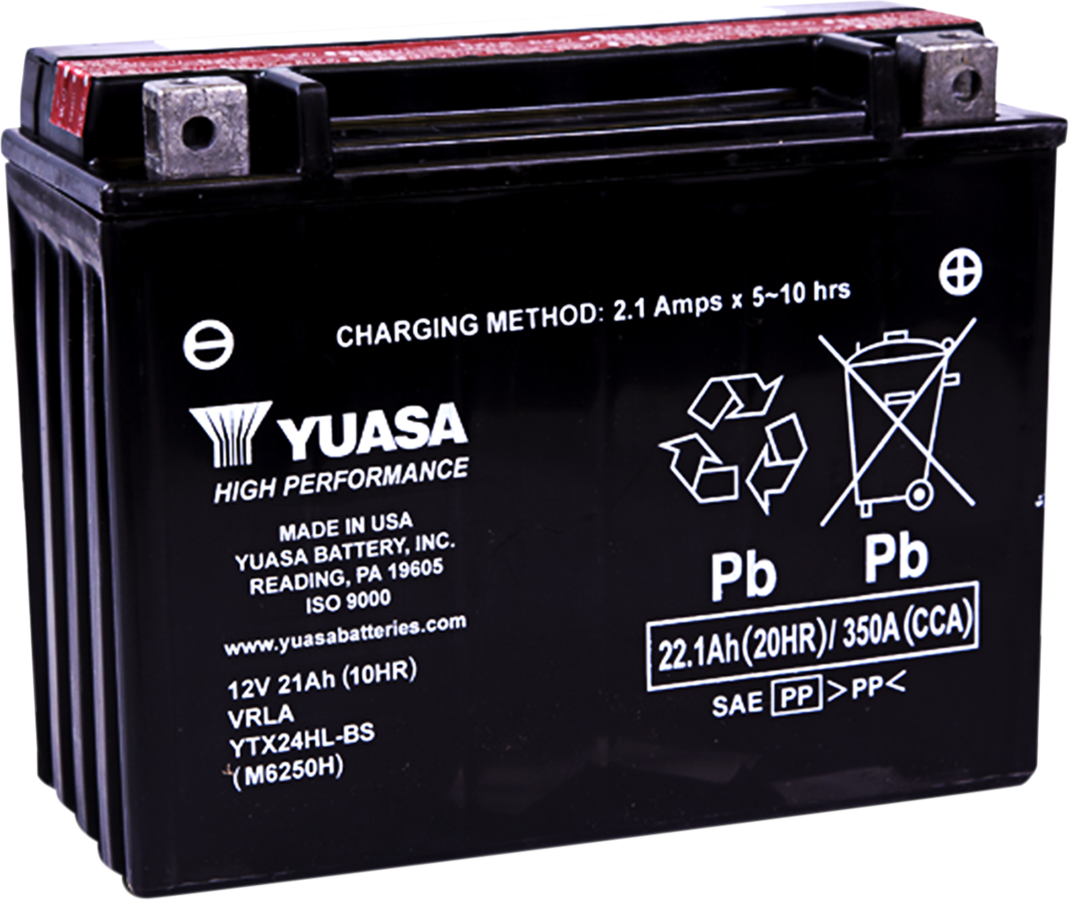 Yuasa AGM Battery - YTX24HL-BS 1.08 LTR YUAM6250H