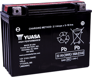 Yuasa AGM Battery - YTX24HL-BS 1.08 LTR YUAM6250H