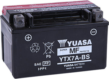 Yuasa AGM Battery - YTX7A-BS - .33 L YUAM32X7A