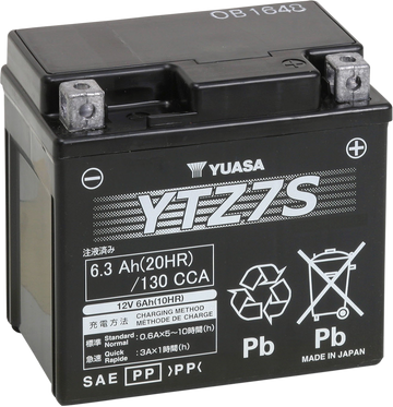 Yuasa AGM Battery - YTZ7S YUAM727ZS