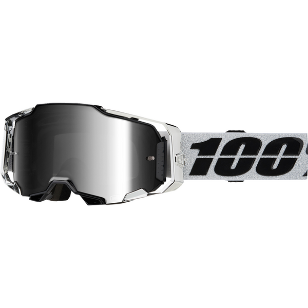 100% Armega Goggle - HiPER Silver Flash 50003-00016