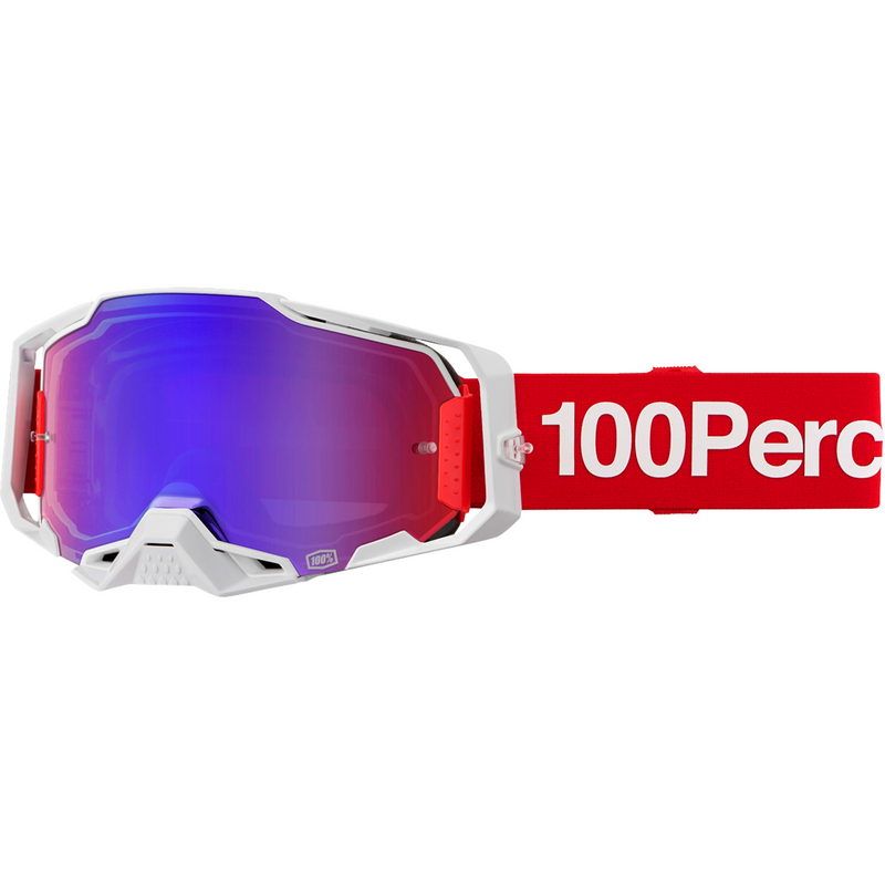 100% Armega Goggle - Corbin - Red/Blue Mirror 50005-00040