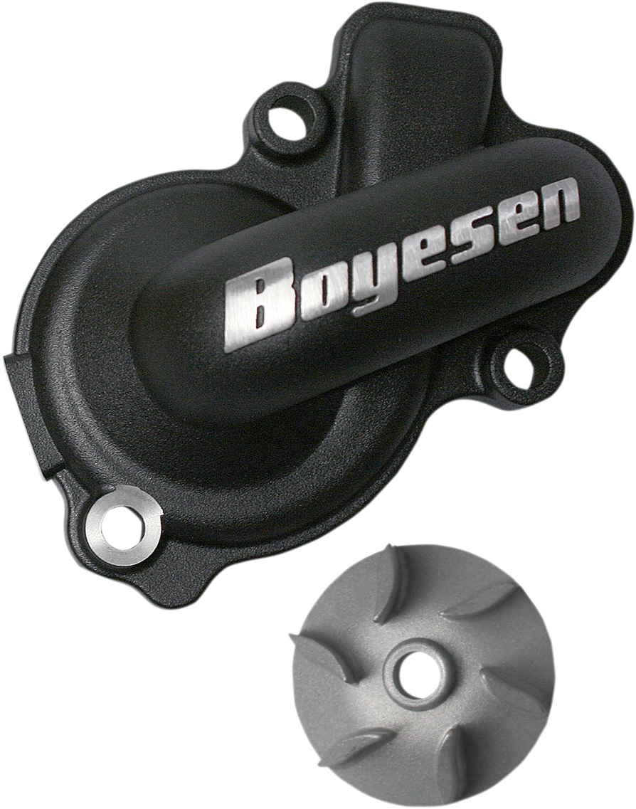 BOYESEN Impeller/Waterpump Cover - Black - Husaberg/Husqvarna/KTM WPK-45B