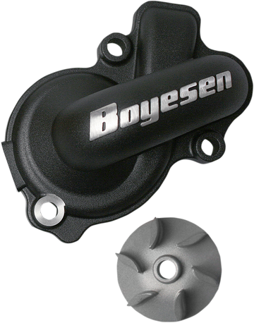 BOYESEN Impeller/Waterpump Cover - Black - Husaberg/Husqvarna/KTM WPK-45B