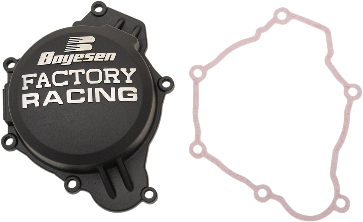 BOYESEN Ignition Cover - Black - Gas Gas/Husaberg/Husqvarna/KTM SC-41CB