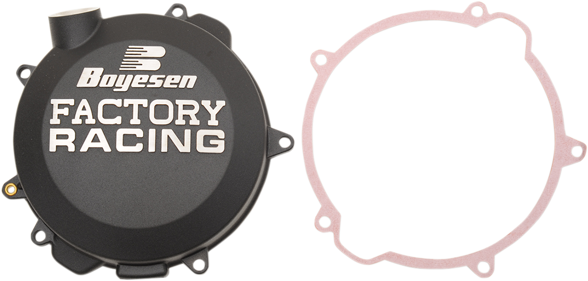 BOYESEN Clutch Cover - Black - Gas Gas/Husqvarna/KTM CC-41AB