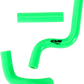 CV4 Performance Radiator Hose Kit - Green - Kawasaki SFSMBC18G