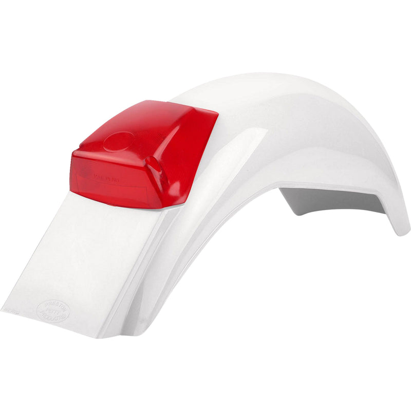 POLISPORT Fender - Rear - Enduro - White 8555700008 by Polisport