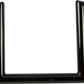 1" Z Bar Dimpled 8" Gloss Black