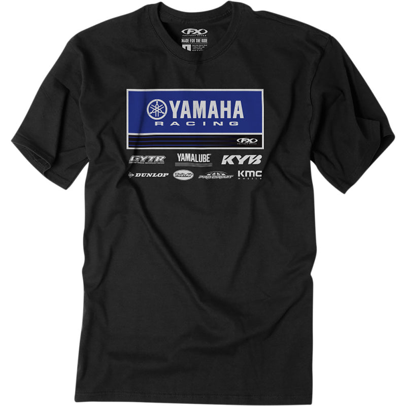 FACTORY EFFEX Yamaha 21 Racewear T-Shirt - Black - 2XL 24-87228
