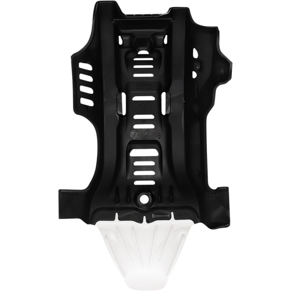Acerbis Skid Plate - Black/White - Gas Gas | Husqvarna | KTM 2791681007