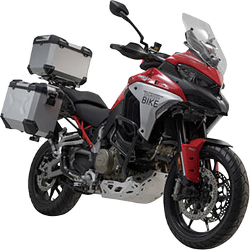 SW-Motech Adventure Luggage System - Silver - Ducati Multistrada V4 '21-'24 ADV.22.822.75100/S | Luggage Group