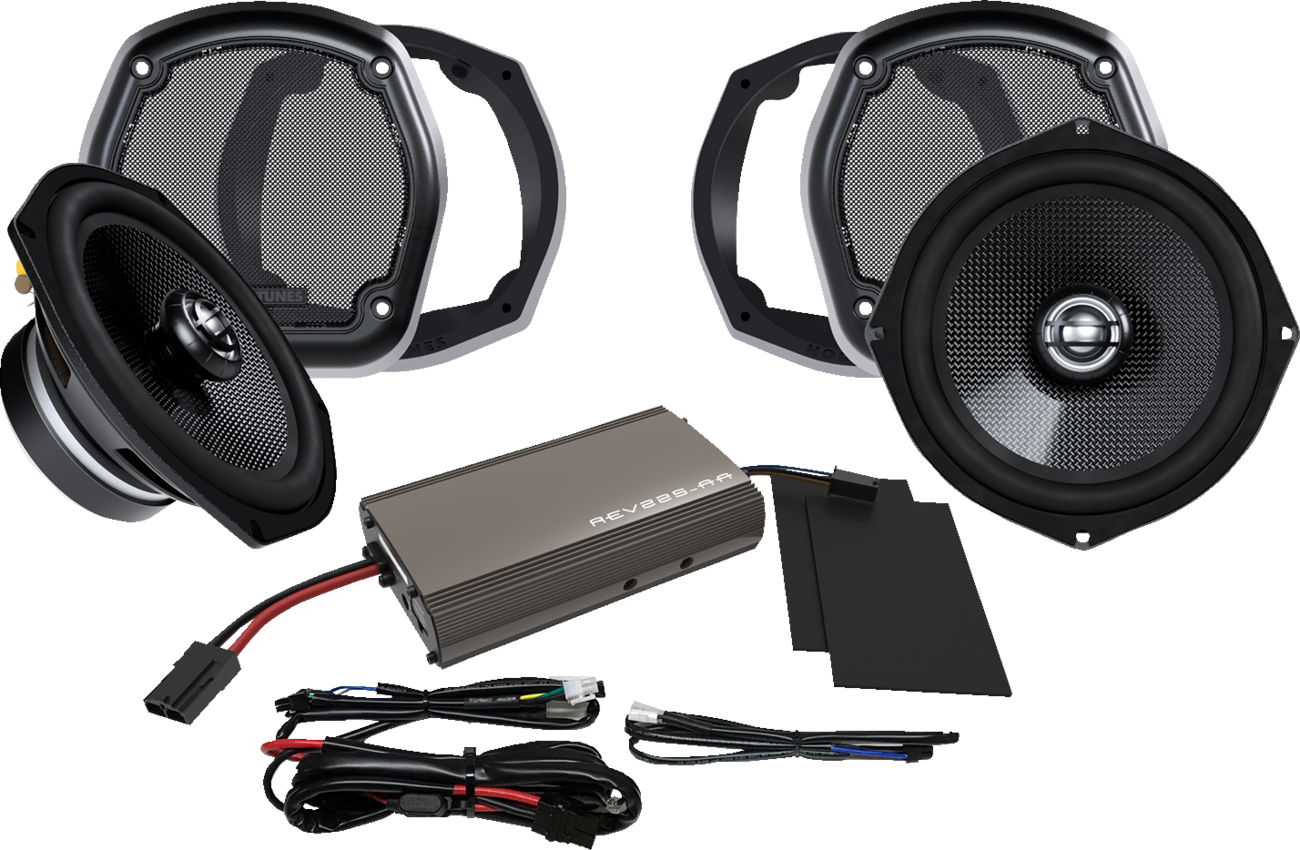 Hogtunes Amplifier/Speaker Kit - 225 W - Lower Fairing 702-XL AMP KIT
